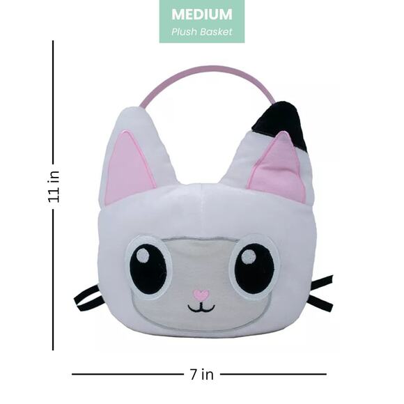 Gabby’s Dollhouse Pandy Paws Plush Basket (Medium) - NWT - Picture 2 of 5